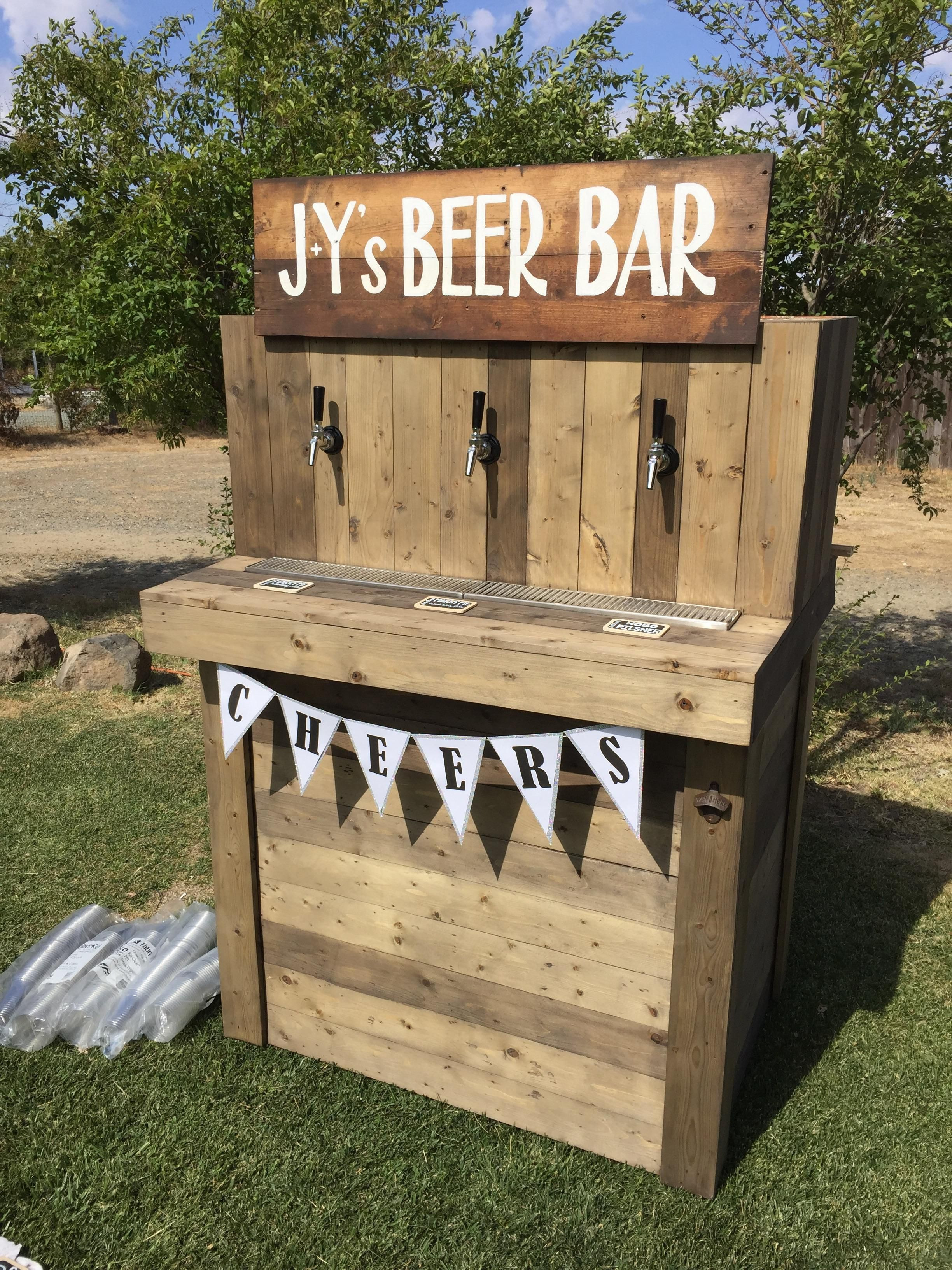 Bar Diy
 DIY Beer Bar Wedding Ideas Pinterest