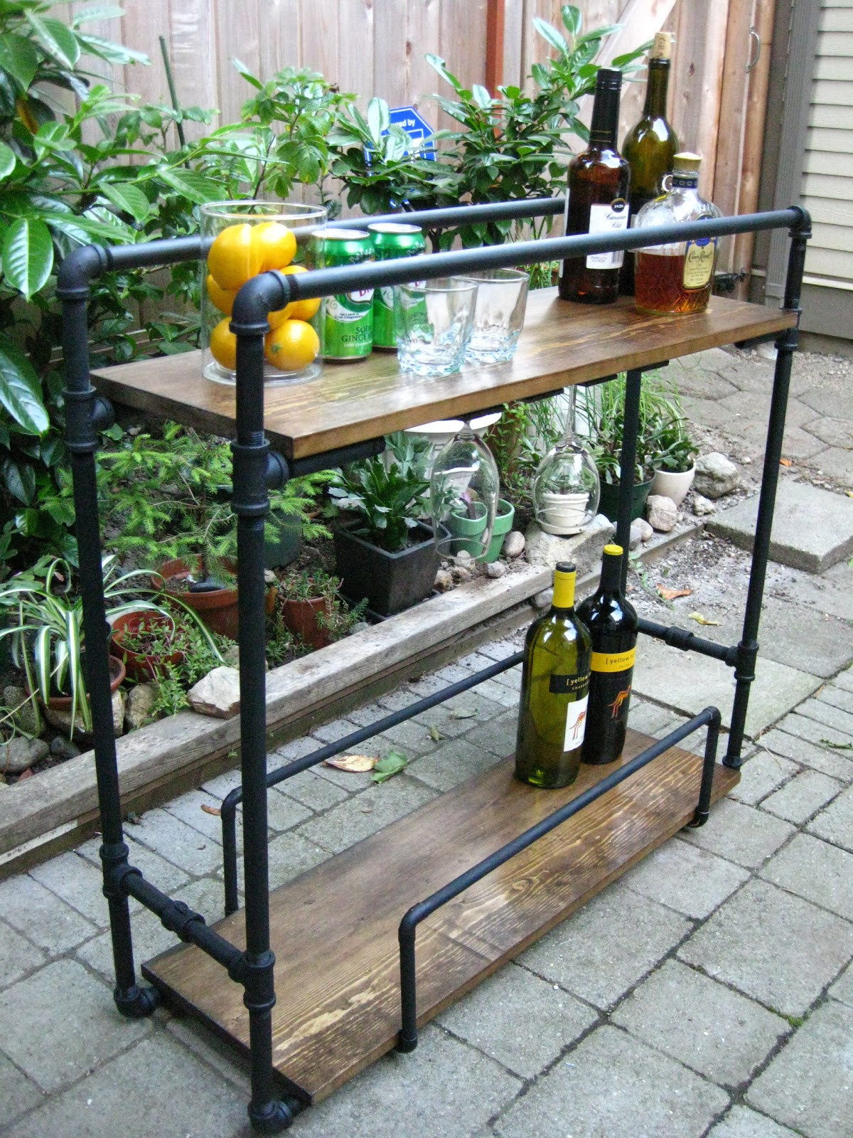 Bar Diy
 Life Designed DIY Pipe Bar Cart