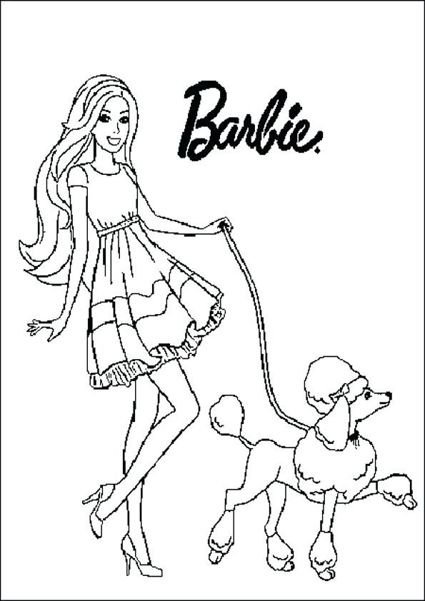 Barbie Ausmalbilder Zum Ausdrucken
 Malvorlagen Barbie Barbie Malvorlagen Barbie Prinzessin