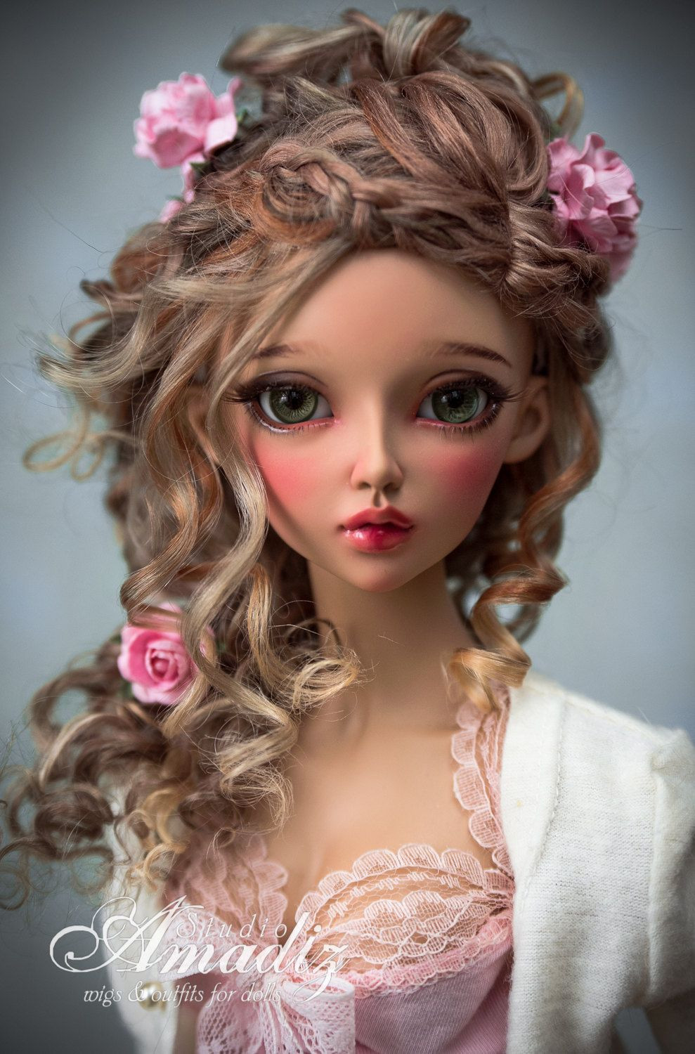 Barbie Frisuren
 Aphrodite BJD wig Doll BJD Amadiz Studio ️