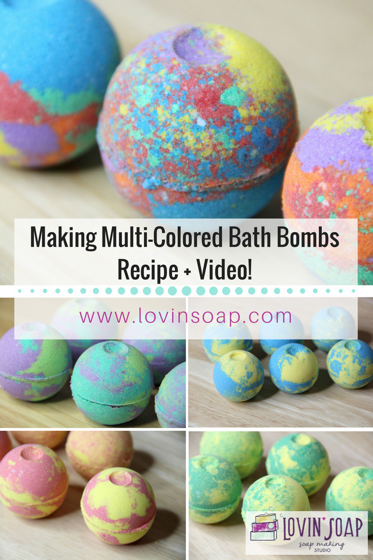 Bath Bombs Diy
 Making Multi Colored Bath Bombs DIY Bath Fizzies Video