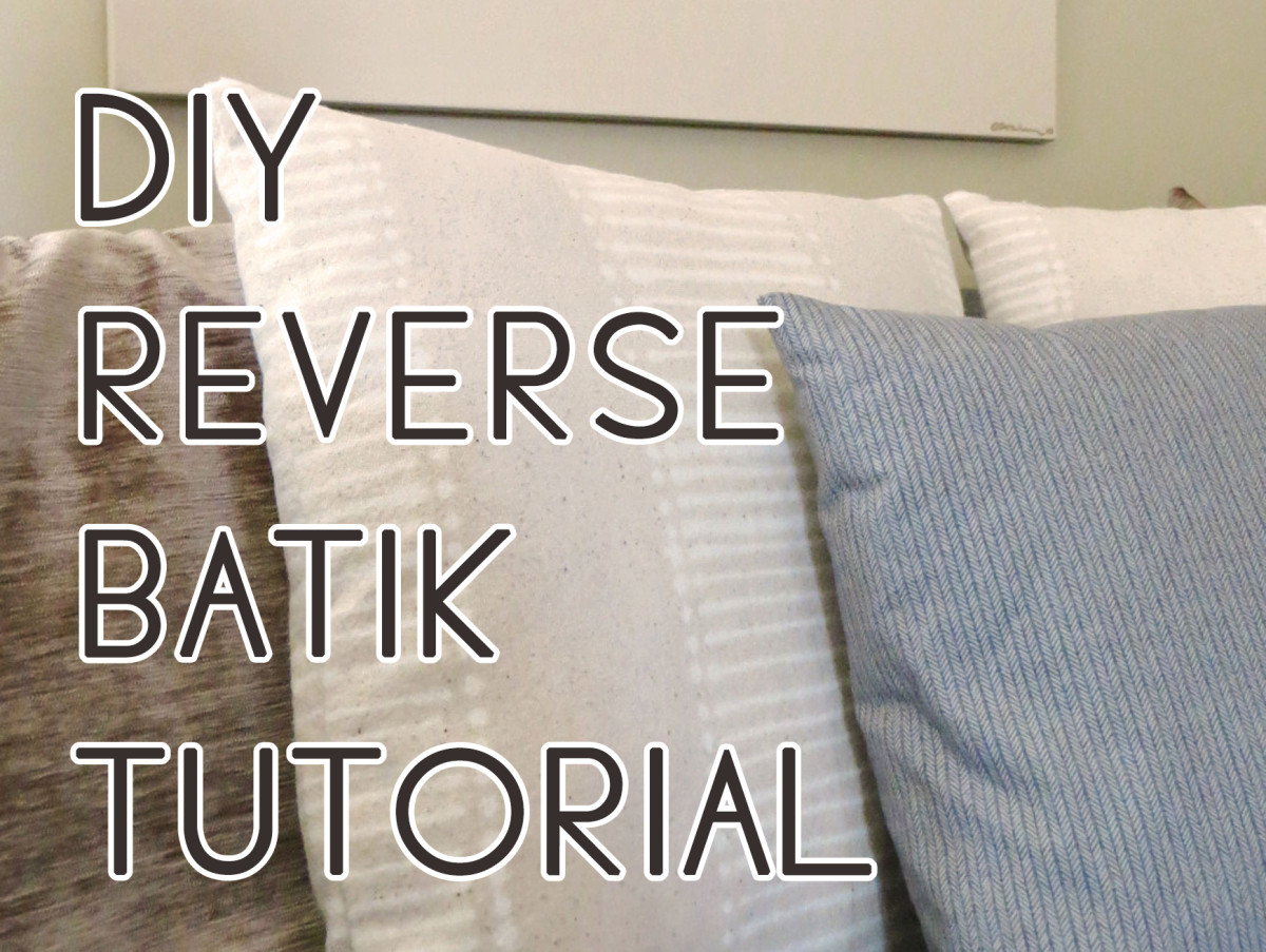 Batik Diy
 DIY Reverse Batik Pillow Tutorial – The Decor Guru