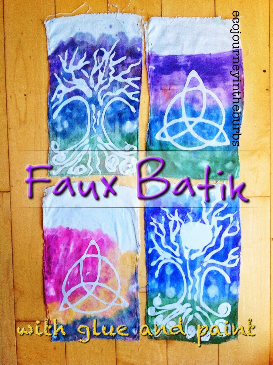 Batik Diy
 Eco Journey in the Burbs DIY Faux Batik