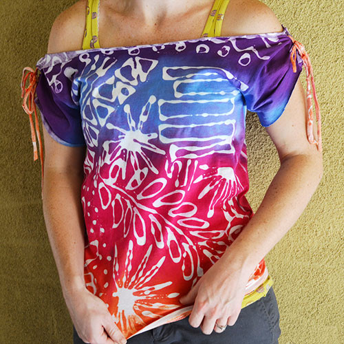 Batik Shirt Diy
 Glue Resist Dye Technique The Crafty Chica