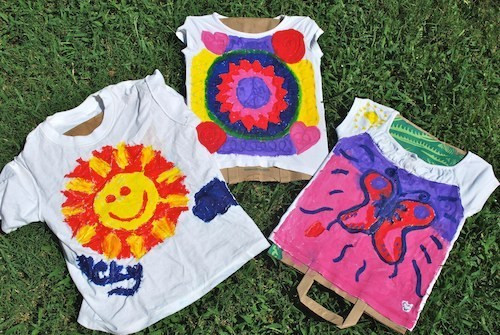 Batik Shirt Diy
 DIY Glue Batik T shirts