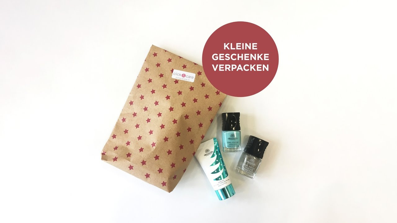 Beauty Geschenke
 HOW TO kleine Beauty Geschenke verpacken