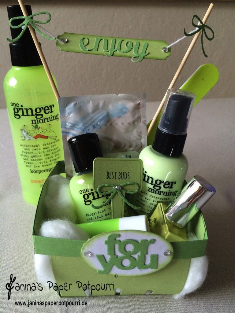 Beauty Geschenke
 Beauty Baskets fürs Wellness Wochenende