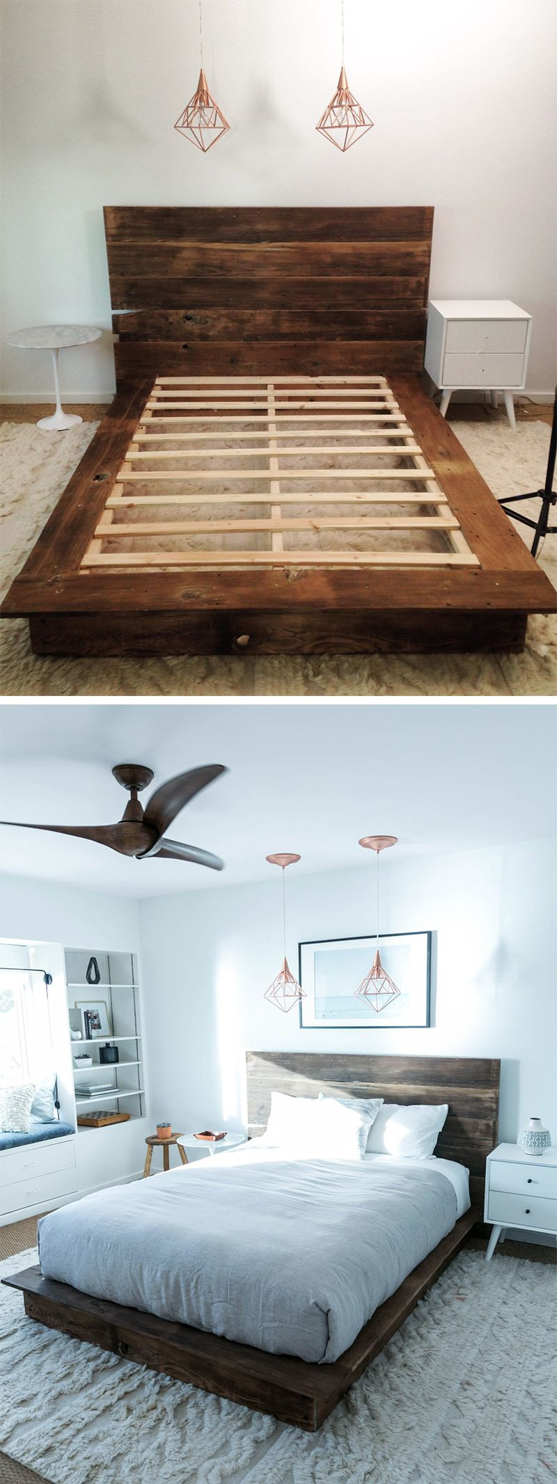 Bed Diy
 DIY Reclaimed Wood Platform Bed