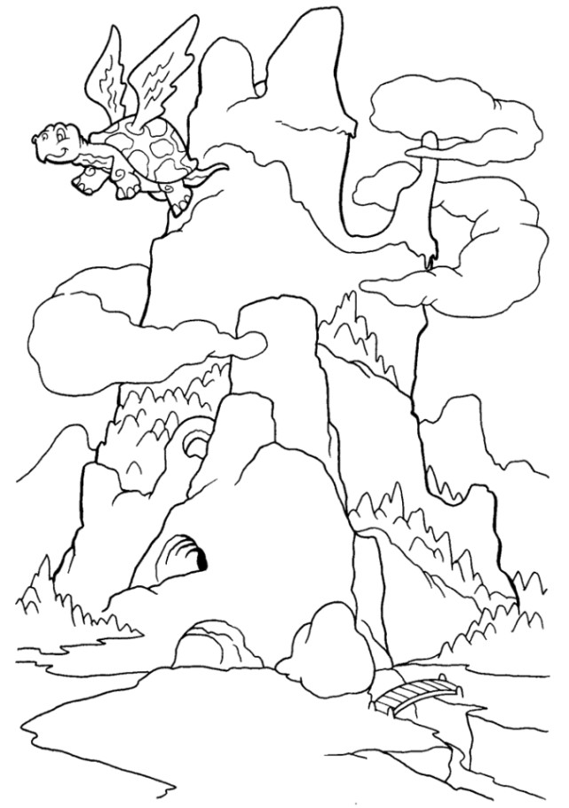 Berge Ausmalbilder
 Malvorlagen zum Ausmalen Ausmalbilder Berg Gebirge gratis 2