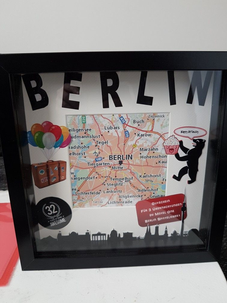 Berlin Geschenke
 Reisegutschein zum Geburtstag Berlin