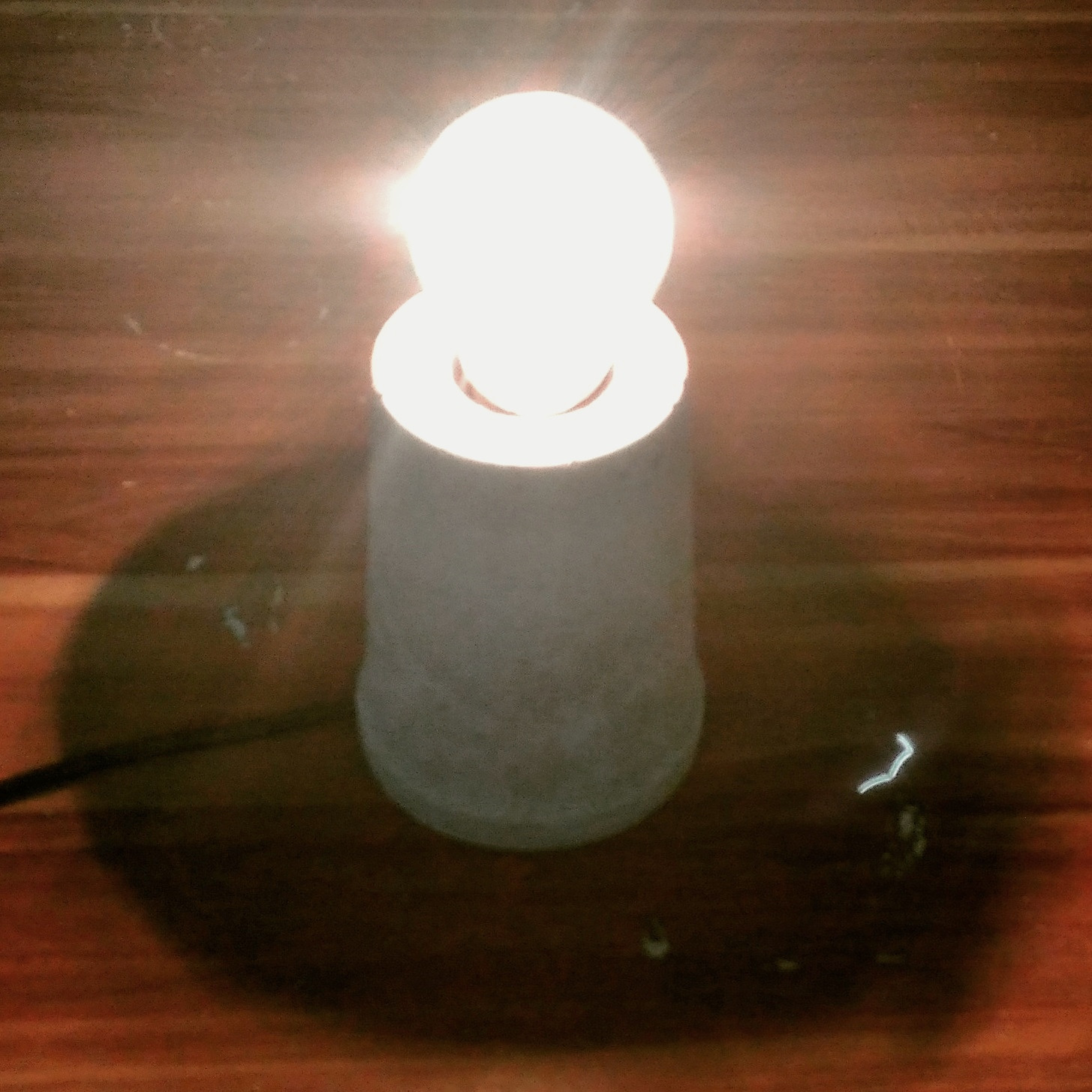 Beton Lampe Diy
 Lampe aus Beton DIY Leuchte • Kreativ Blog DIY & Gad s
