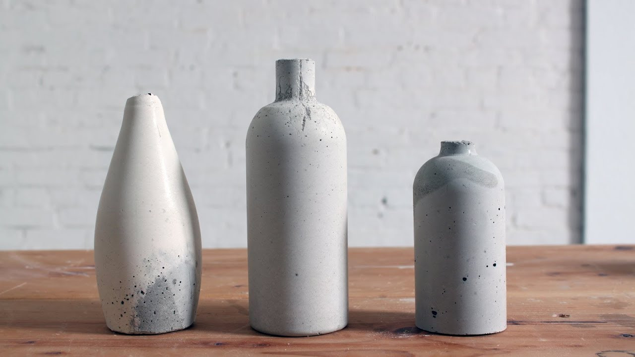 Beton Vase Diy
 DIY Concrete Vase