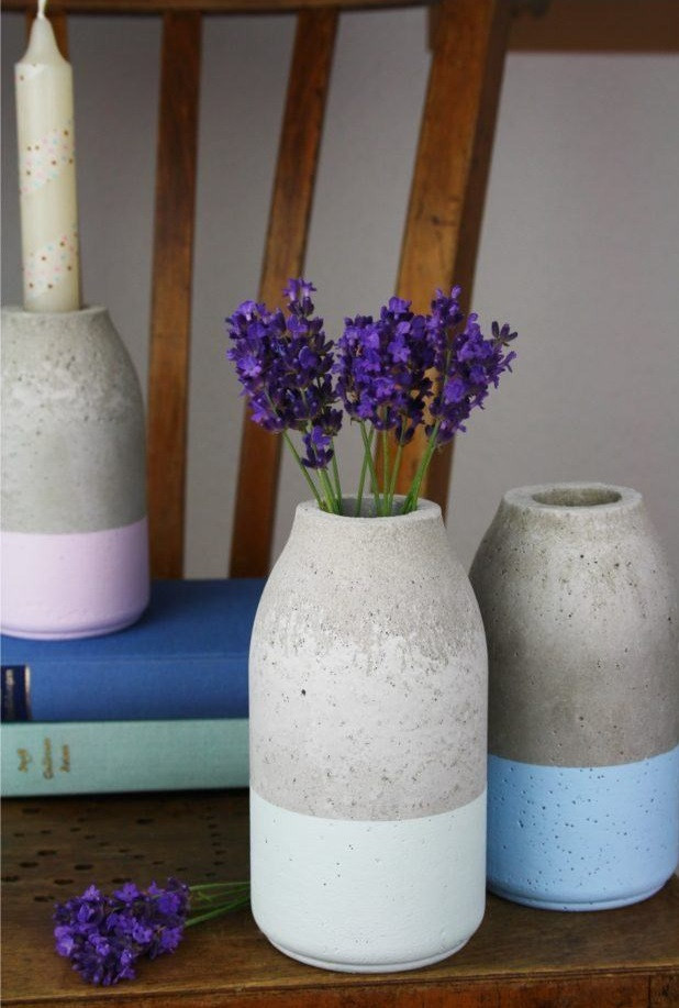 Beton Vase Diy
 Amazing Concrete Projects for Home and Garden Decor