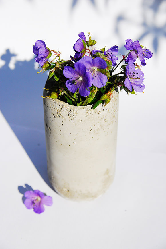 Beton Vase Diy
 Zum Selbermachen Beton Vase EXPLI Blog