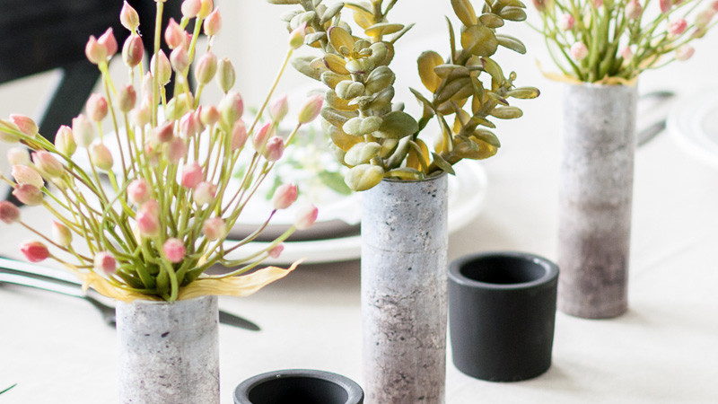 Beton Vase Diy
 Un vase DIY en béton