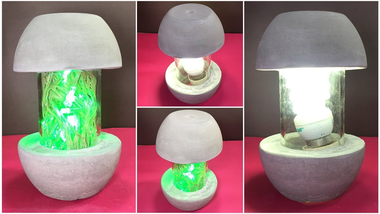 Betonlampe Diy
 Betonlampe DIY How to Make Concrete Lamp Cement Decor