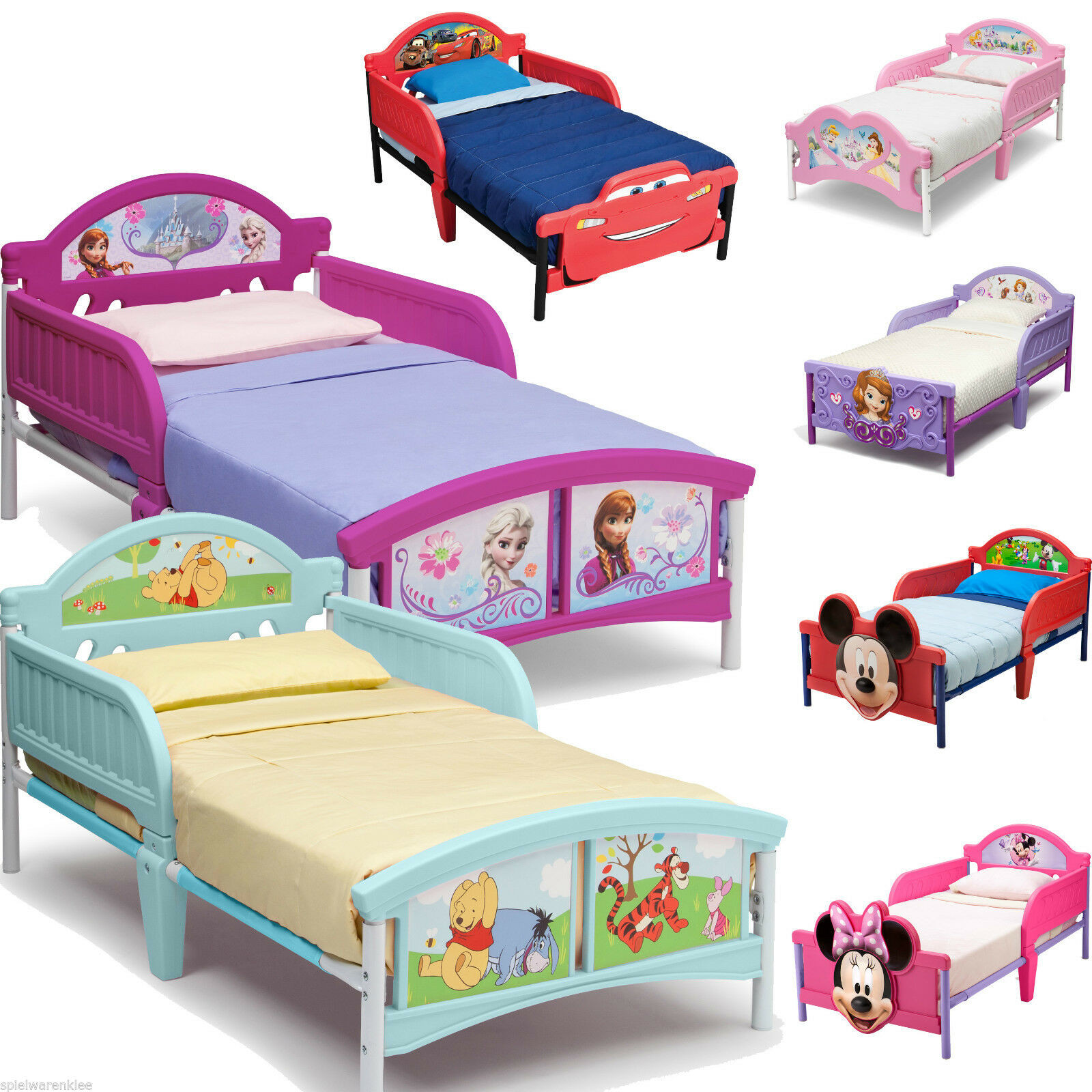 Bett 140x70
 Disney Bett 140x70 Kinderbett Kindermöbel Frozen cars