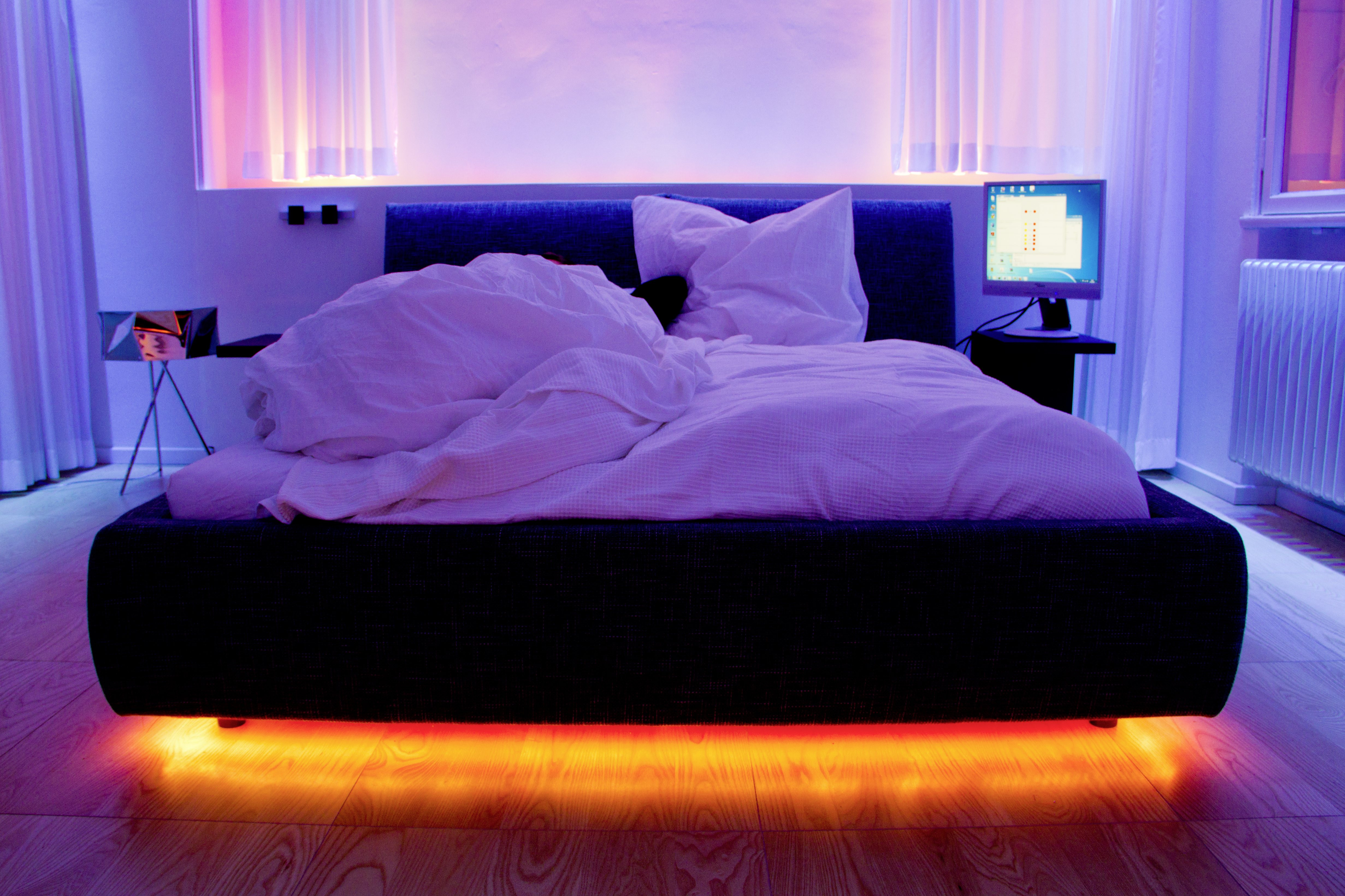 Bett Mit Led
 Bett Licht Guaiboshi Bewegung Aktiviert Bett Licht 2 x 1