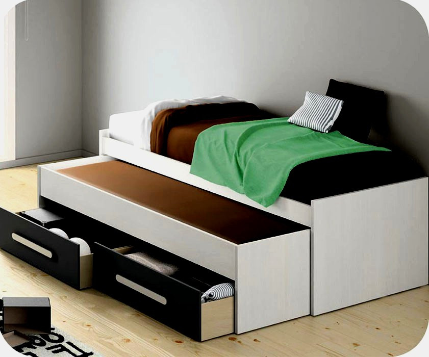 Bett Mit Unterbett
 Schönheit Bett Mit Unterbett Weiss Hypnotisierend