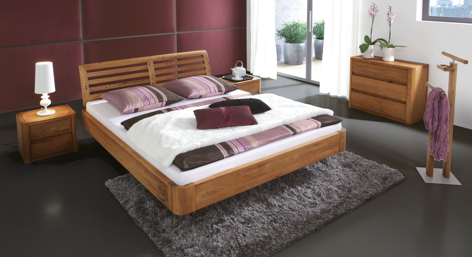 Betten De
 Stylisches Bett Salerno aus Eiche günstig kaufen