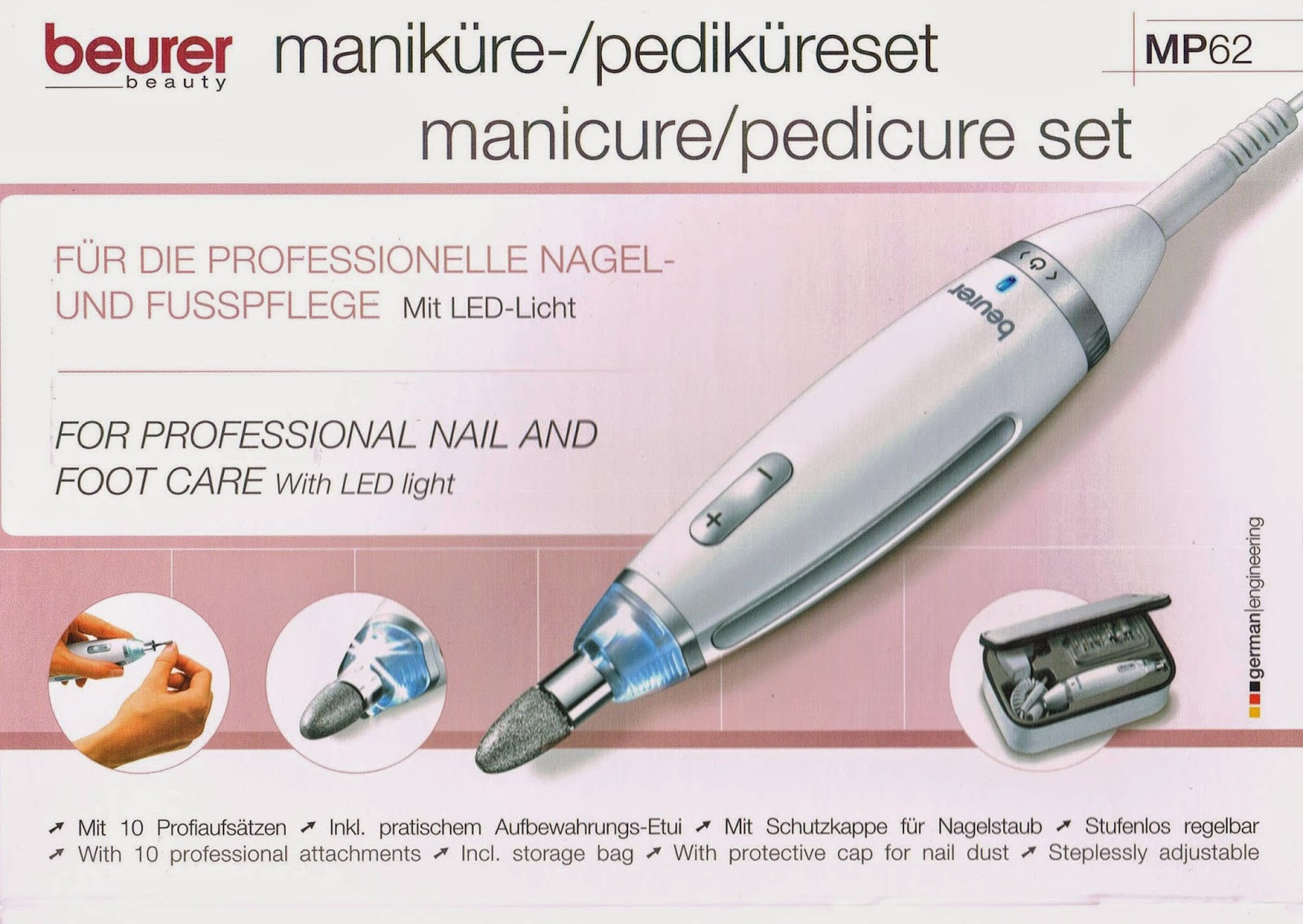 Beurer Mp 62 Maniküre Pediküre Set
 Josefine 21 Test Blog Beurer Maniküre Pediküre Set MP