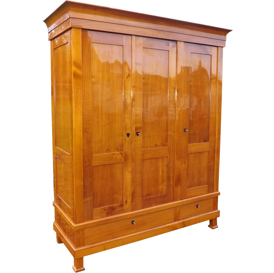 Biedermeier Schrank
 Biedermeier Schrank Kirschholz Schrank kirsch massiv