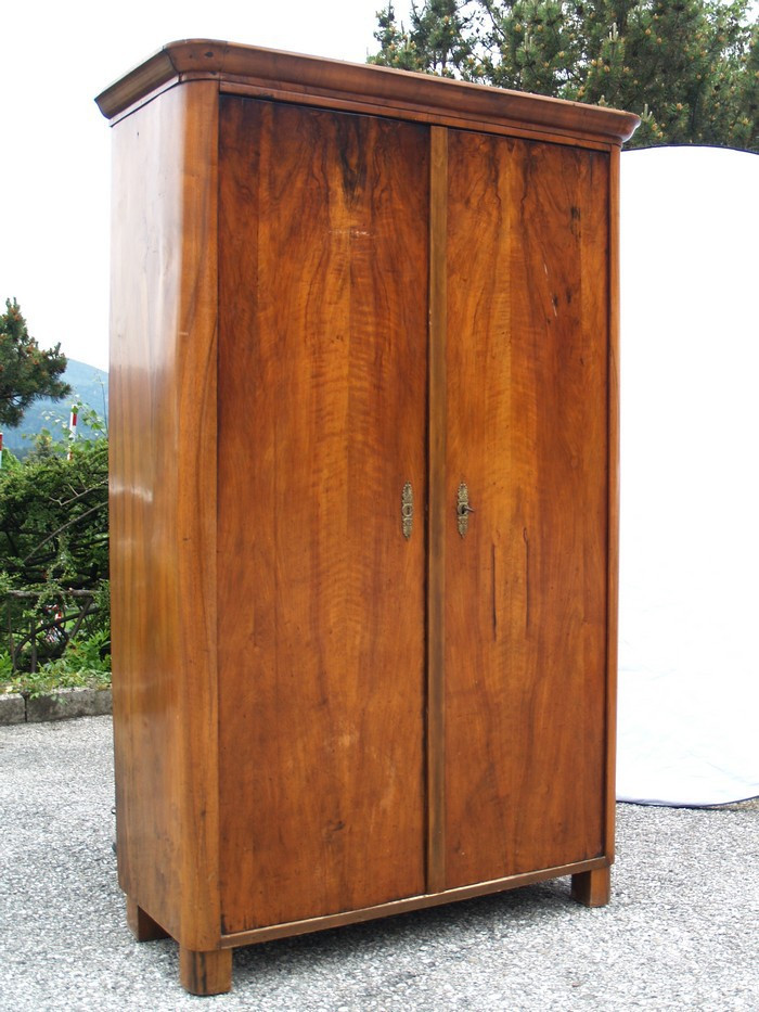 Biedermeier Schrank
 Schrank Kleiderschrank Biedermeier Nussholz