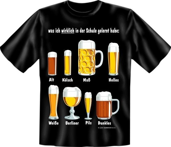 Bier Geschenke Lustig
 T Shirt Fun Shirt Bier Saufen lustig Alt Kölsch Maß