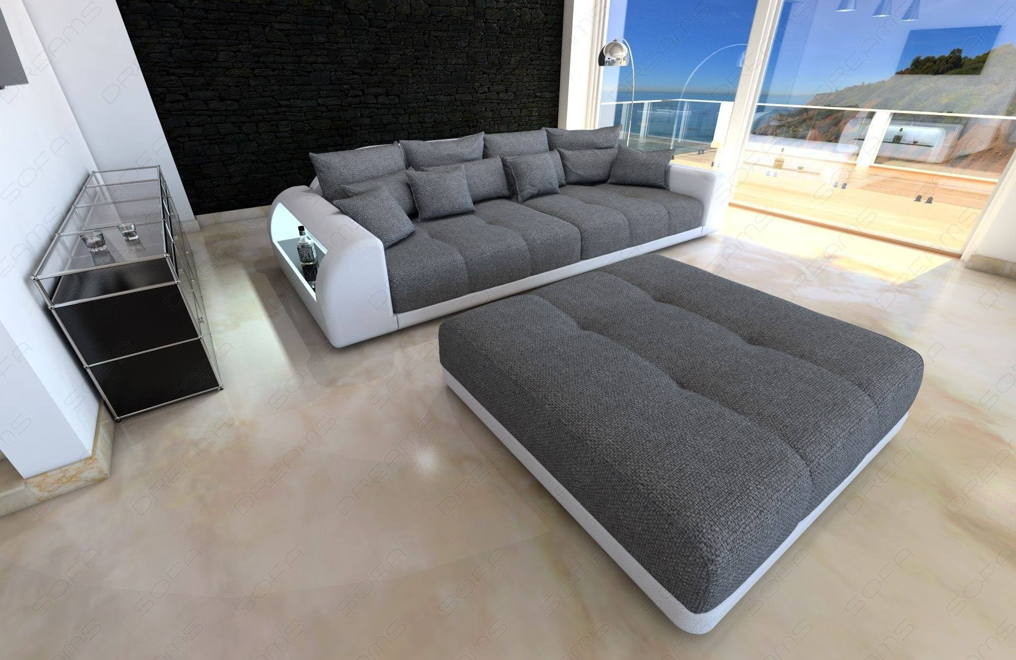 Big Couch
 Big Fabric Sofa Miami LED furniture