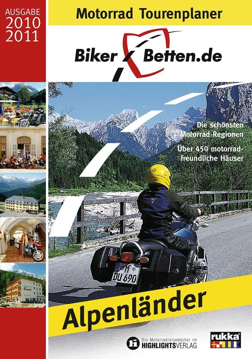 Biker Betten
 Biker Betten Alpen Motorrad Tourenplaner und Hotelführer