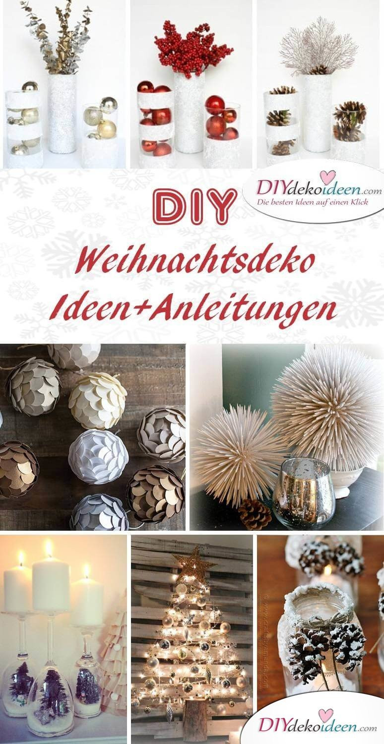 Bilder Diy
 Zauberhafte DIY Weihnachtsdeko Bastelideen für das Fest