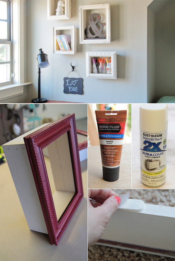 Bilder Diy
 Wand gestalten mit DIY Deko aus Bilder Rahmen fresHouse