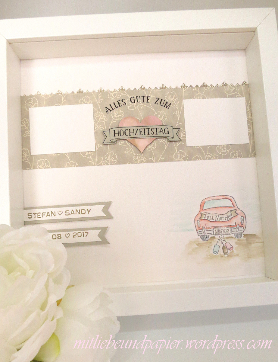 Bilderrahmen Für Hochzeit
 Bilderrahmen zur Hochzeit Stampin‘ Up Wonderful Life