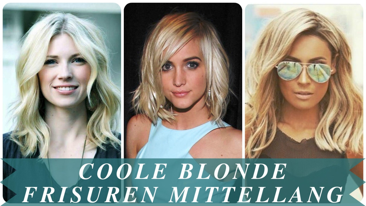 Blonde Frisuren
 Coole blonde frisuren mittellang