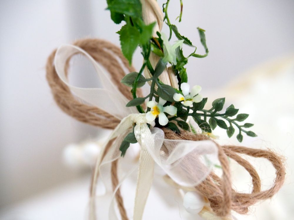 Blumenkörbchen Hochzeit
 Blumenkörbchen ANNA Hochzeit Vintage Streukörbchen