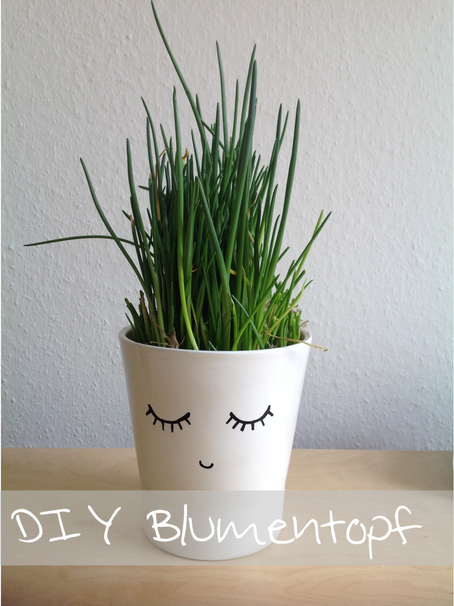 Blumentopf Diy
 DIY – Blumentopf – littleinchy