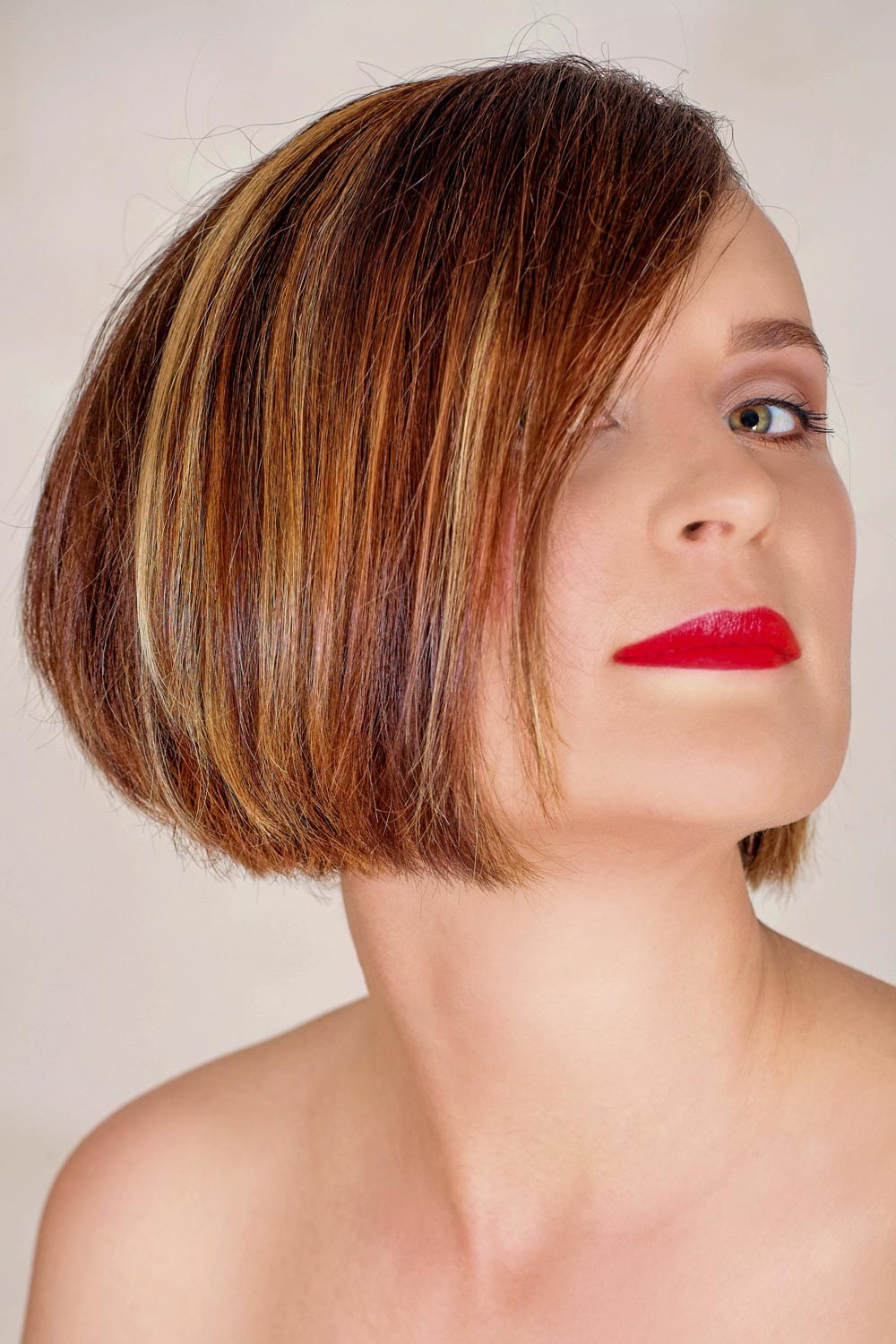 Bob Frisuren Bilder
 A Line Bob mit kurzem Nacken