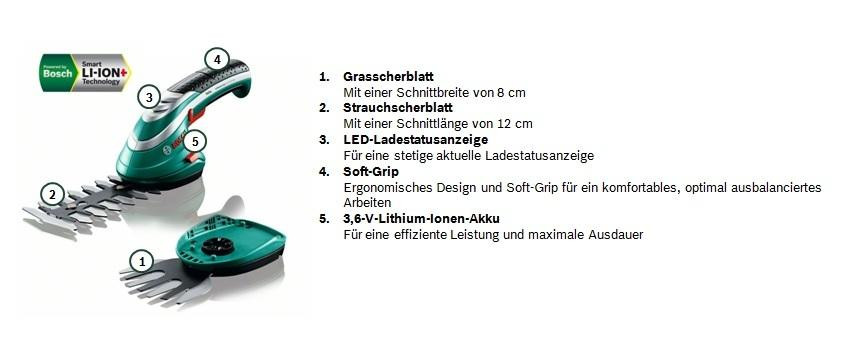 Bosch Diy Akku Gras- Und Strauchscheren Set Isio
 Bosch DIY Akku Gras und Strauchscheren Set Isio Akku