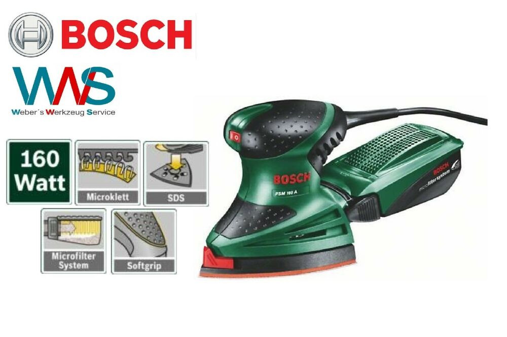 Bosch Diy Multischleifer Psm 160 A
 BOSCH PSM 160 A Multischleifer Schwingschleifer 3