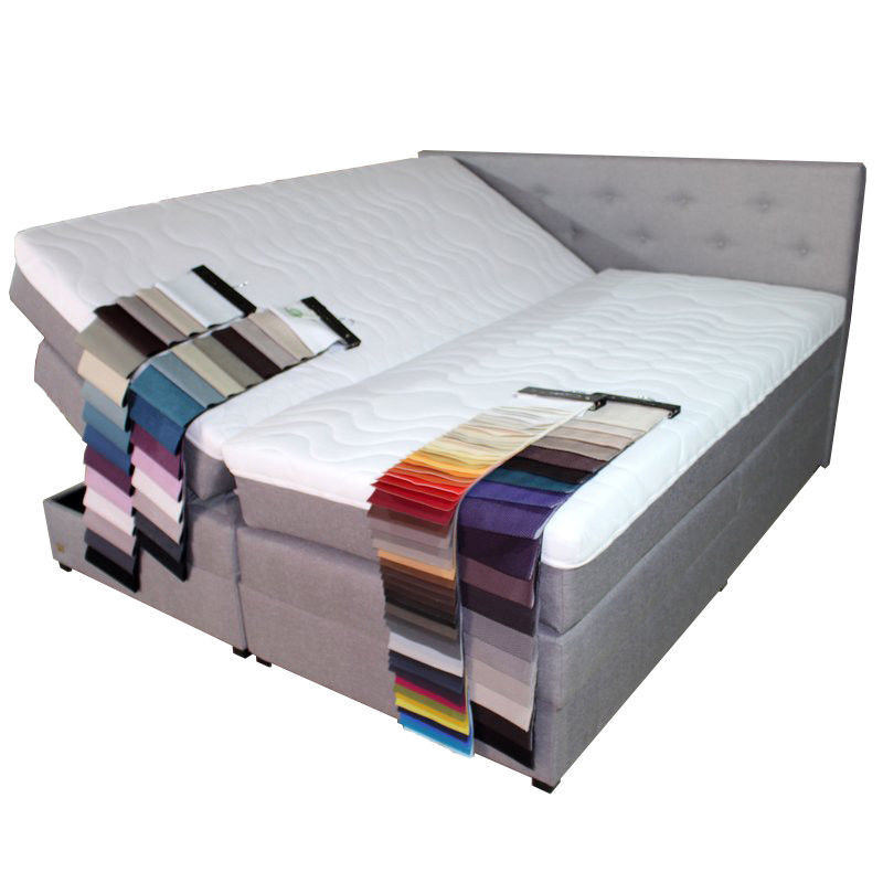 Boxspringbett Mit Bettkasten 180x200
 KLIMA Boxspringbett mit BETTKASTEN Stauraum 180x200