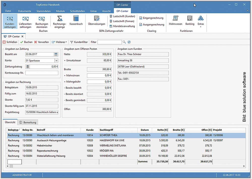 Branchensoftware Handwerk
 Branchensoftware mitwächst