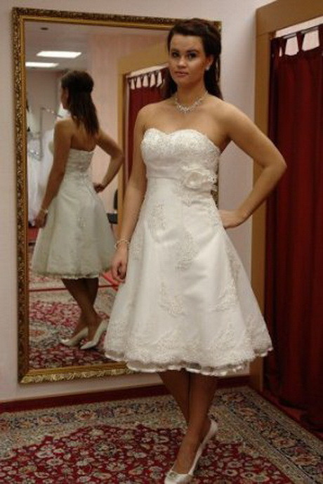 Brautkleid Standesamt Online
 Brautkleid standesamt kleid knielang