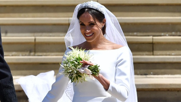 Brautstrauß Megan
 Meghan und Harrys Hochzeit Momente zum Schmunzeln und