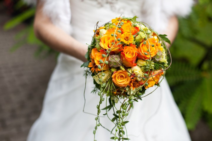 Brautstrauß Oktober
 Hochzeit im Oktober Die Farben des Herbstes