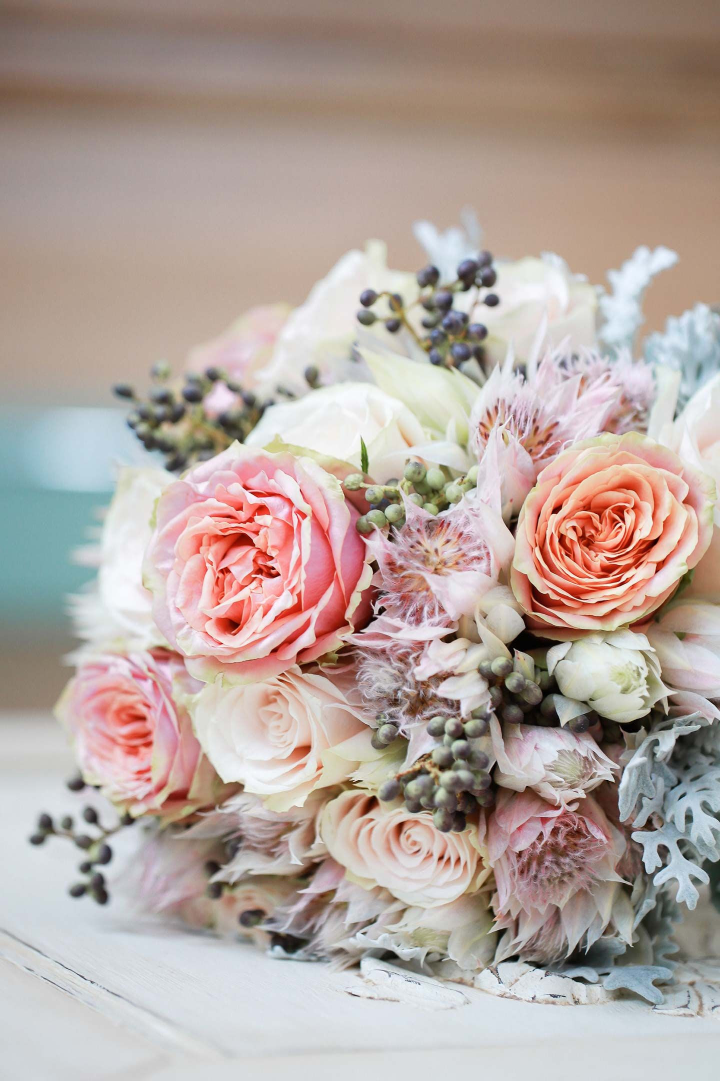 Brautstrauß Oktober
 Flower Power für Herbst Hochzeit