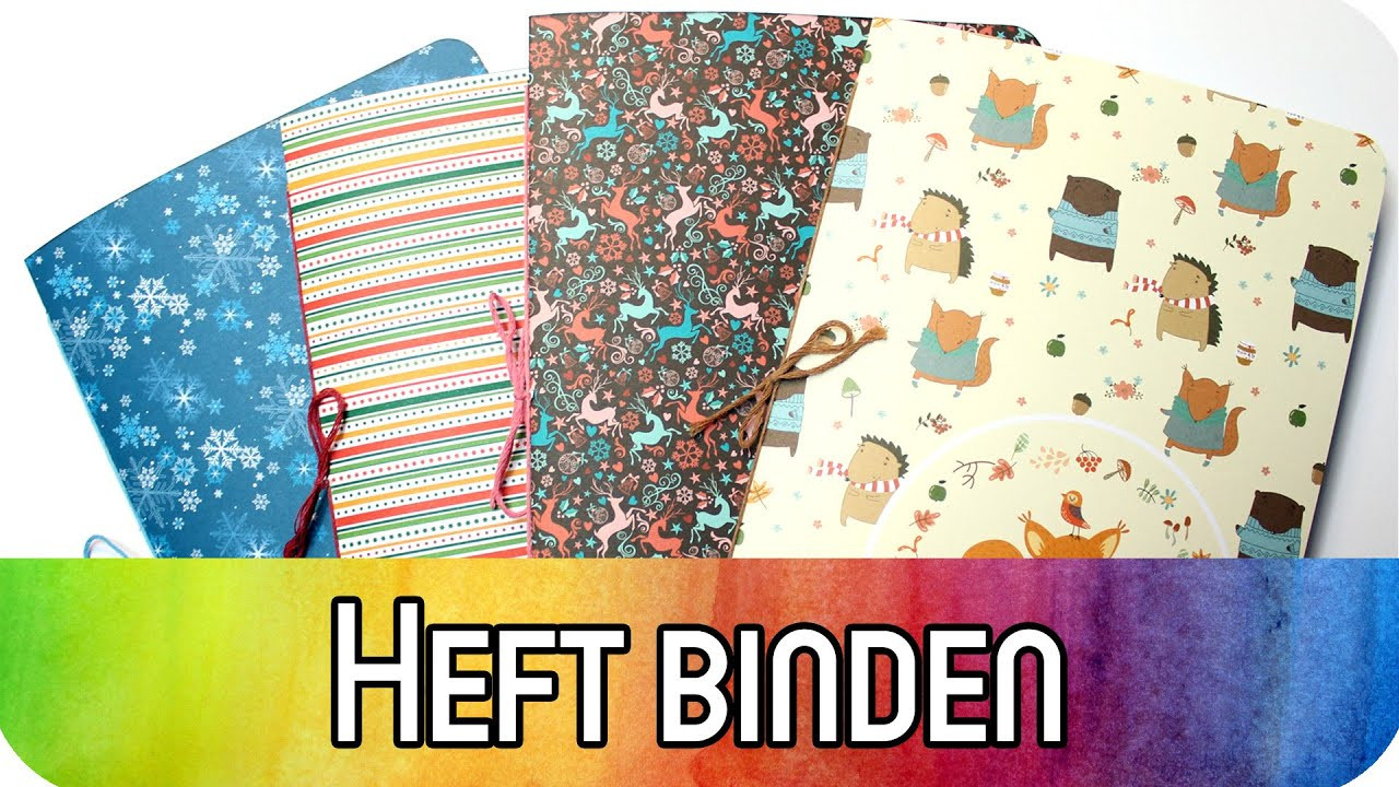 Buchbinden Diy
 DIY Basics Buchbinden für Anfänger Einfaches Heft