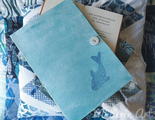 Buchbinden Diy
 DIY gegen Novemberblues Kopfkissenbuch ©muellerinart