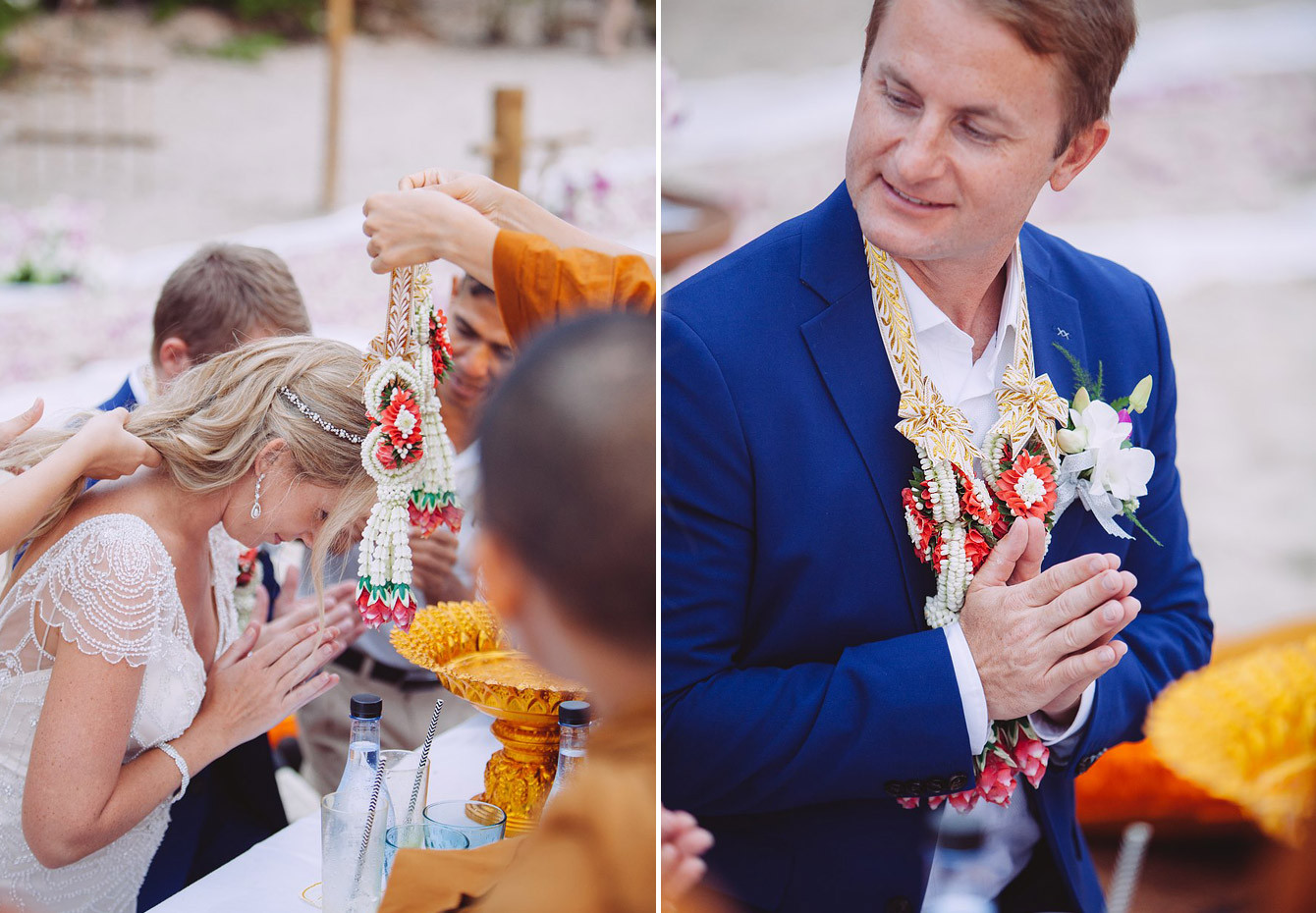 Buddhistische Hochzeit
 Pimalai Resort Koh Lanta Eine buddhistische