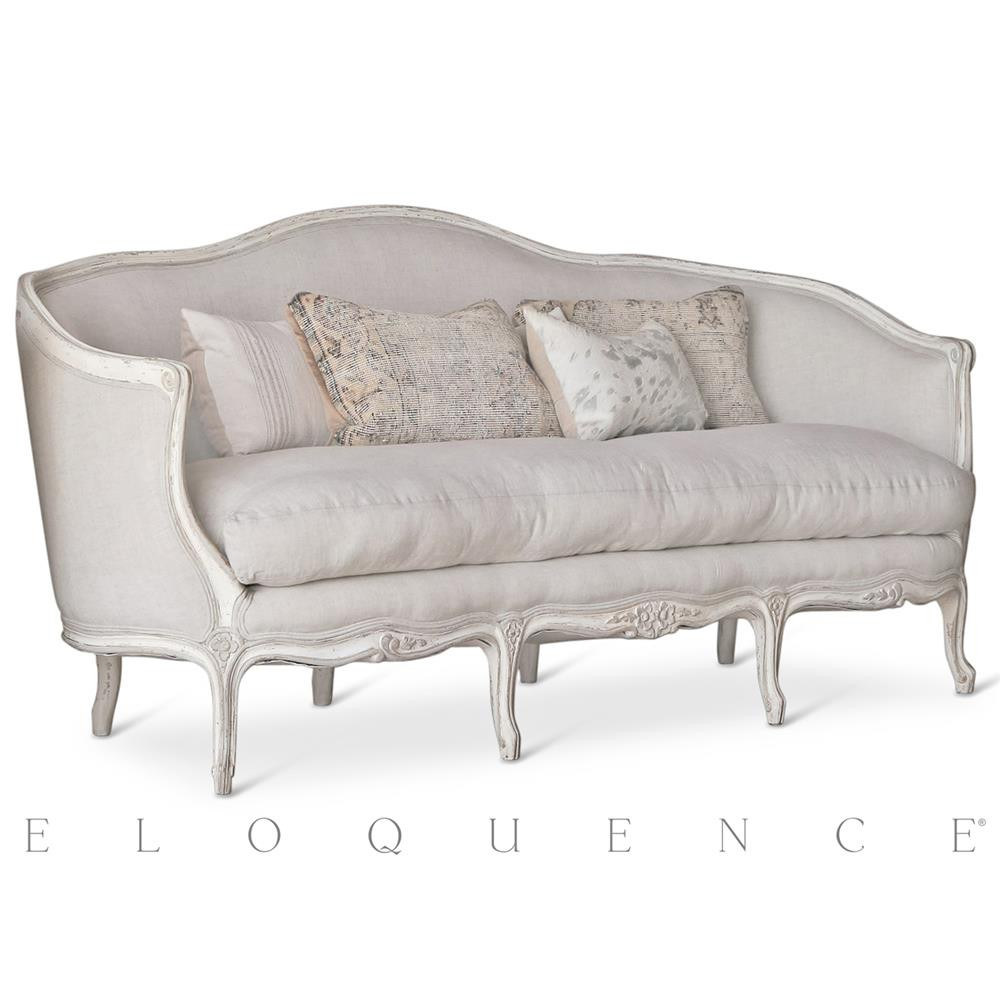 Canape Sofa
 Eloquence Seraphine Canape Sofa in Gesso Oyster