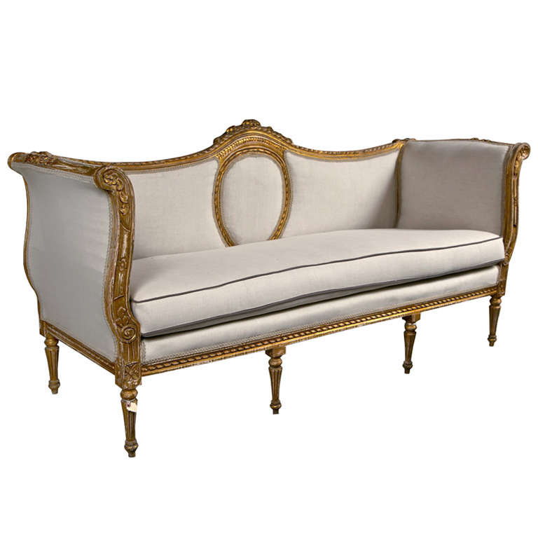 Canape Sofa
 Exceptional French Louis XVI Style Canape Sofa at 1stdibs